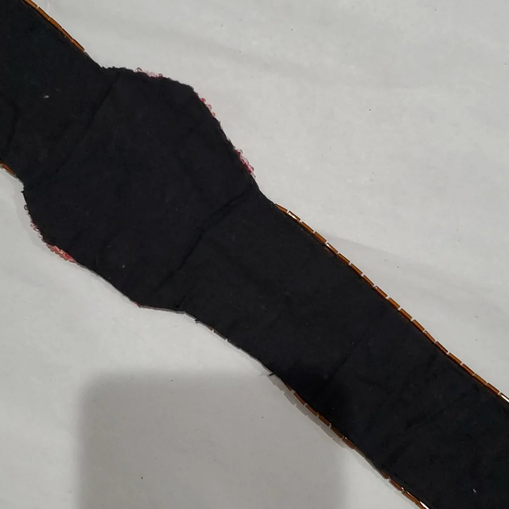 Women's Embellished Flower Fabric Belt